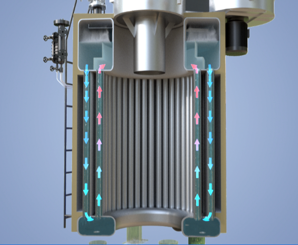 循环水锅炉工业机械设备工作原理三维演示动画制作